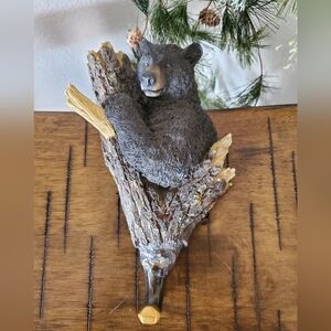 Wild Wings Black Bear Animal Hang Ups  Wall Hook 10” - Original Box